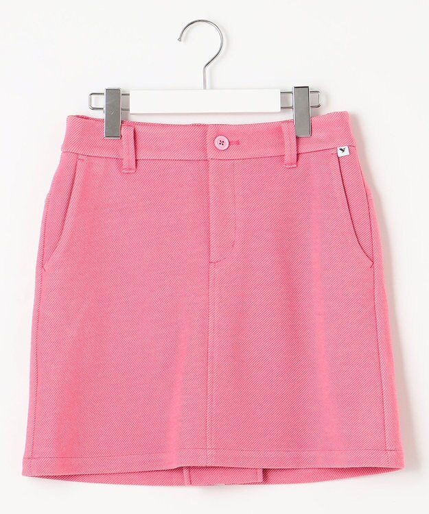 23区GOLF 【WOMEN】【手洗い可】クロスサーモツイル 台形 スカート ピンク系