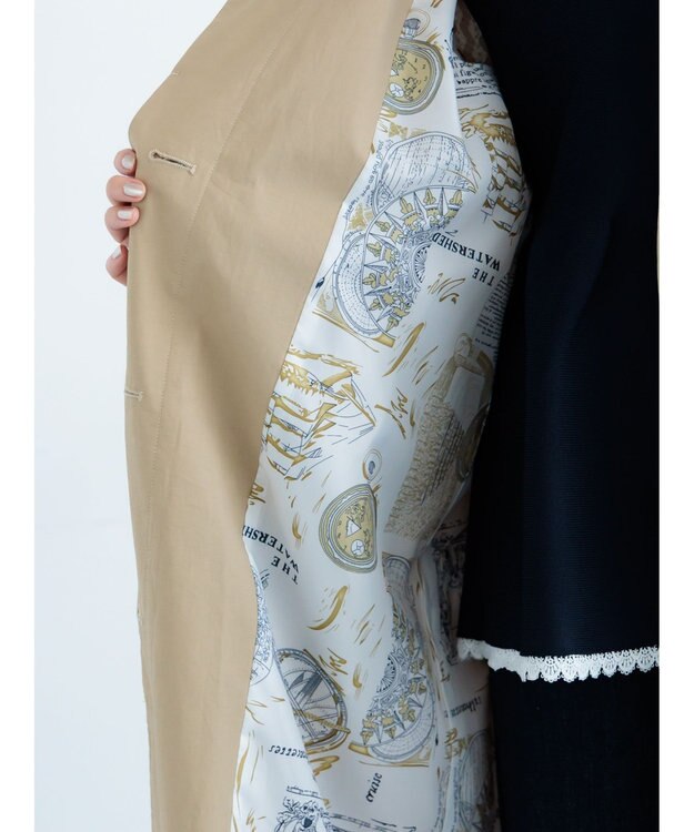 Te chichi ステンカラーコート ベージュ