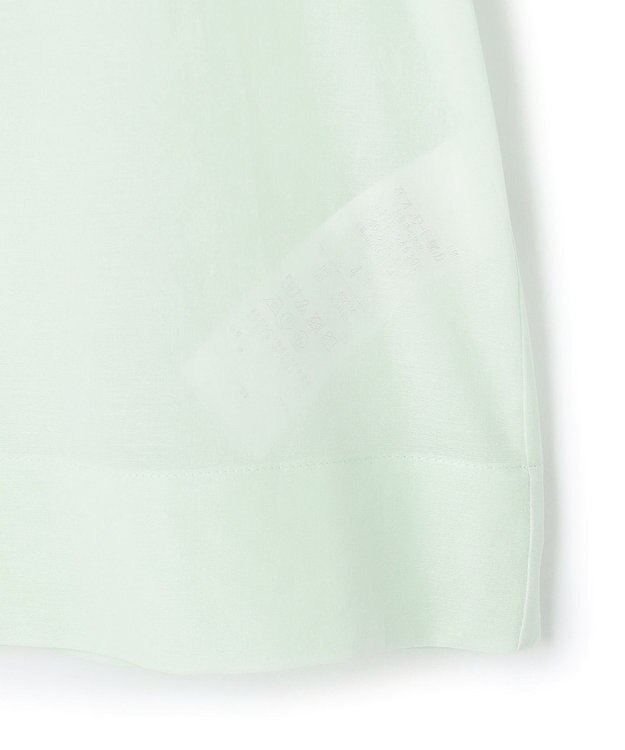 BEIGE， BAC / コットンシアー ショートレングスシャツ Mint