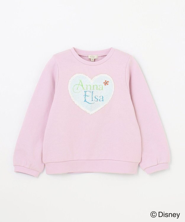 ANY KIDS 【Disney（ディズニー）】FROZEN / ミラクルスパンコール トレーナー ラベンダー<アナ&エルサ>