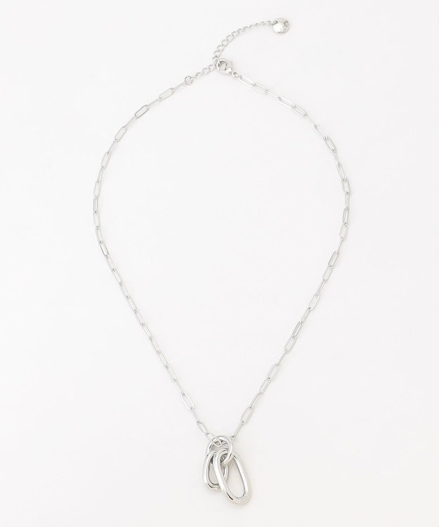 ICB 3ループネックレス シルバー系