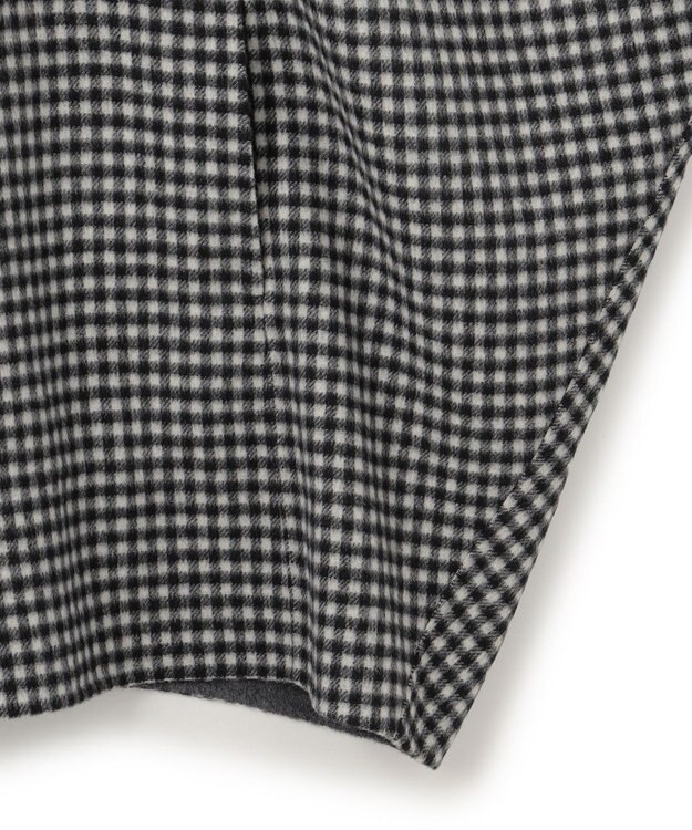 ICB WoolRever ポンチョコート チェック系