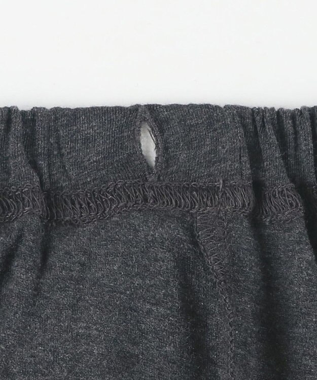 tsumori chisato SLEEP ツモリチサト ボトムス 5分丈 綿混(本体) 綿ベア天竺素材 ワイドシルエット レディース UOT156 /ワコール ブラック