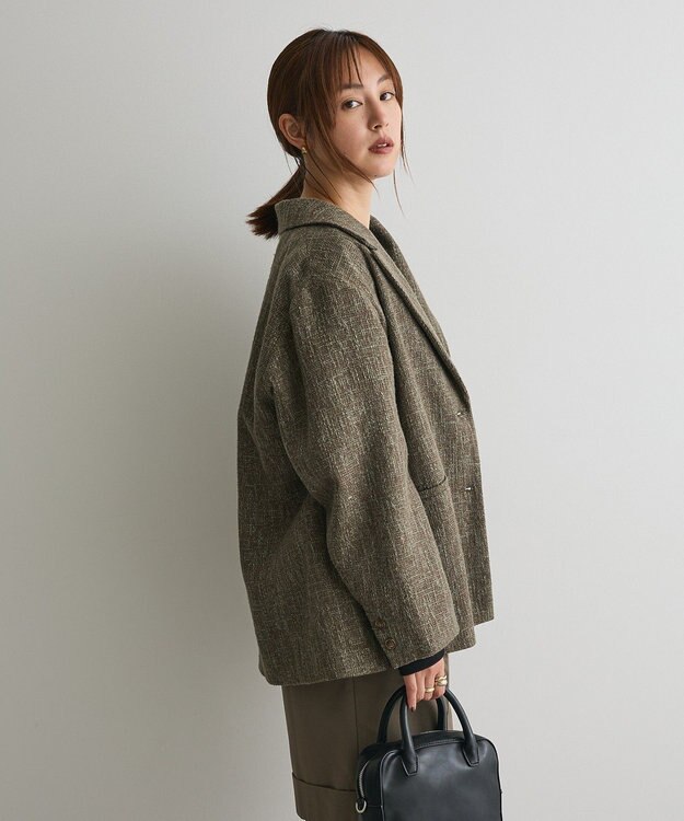 CRAFT STANDARD BOUTIQUE ツイードジャケット Dark Brown