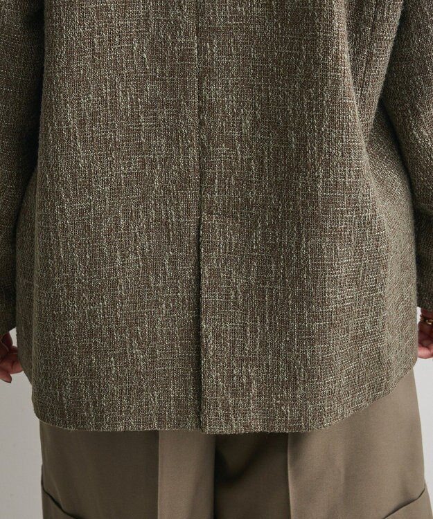 CRAFT STANDARD BOUTIQUE ツイードジャケット Dark Brown