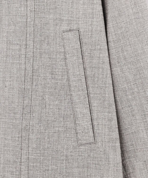 JOSEPH ABBOUD 【清涼/ドライタッチ/ストレッチ】スラブストレッチ ブルゾン ライトグレー系