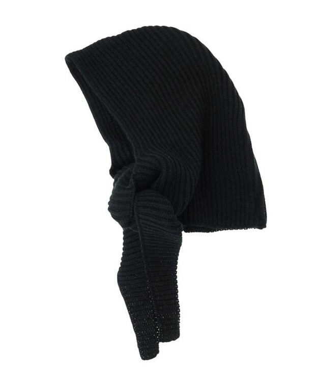 Green Parks ・リブニットバラクラバ Black