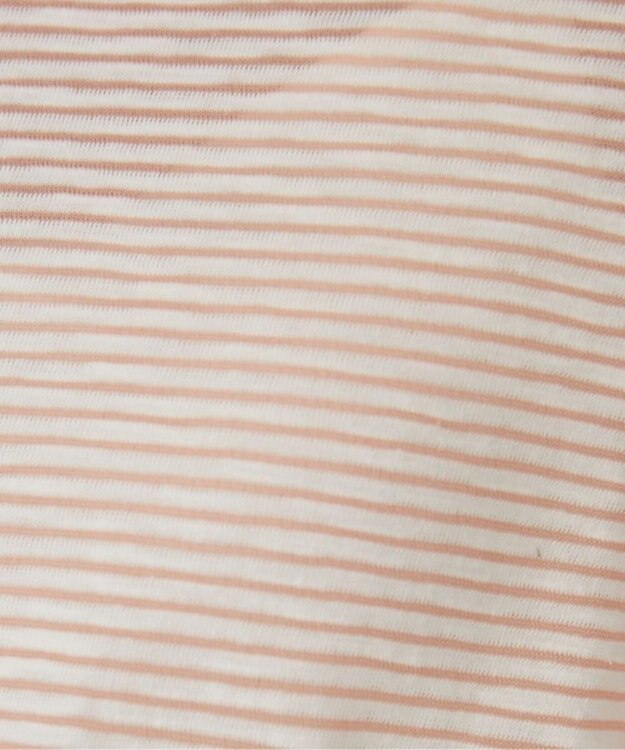 WEGO 【ANGIE VINTAGE】シアーボーダーバックオープントップス オレンジボーダー