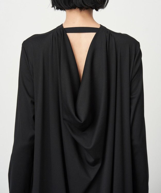 ATON SUVIN FRISE | フレアドレス BLACK