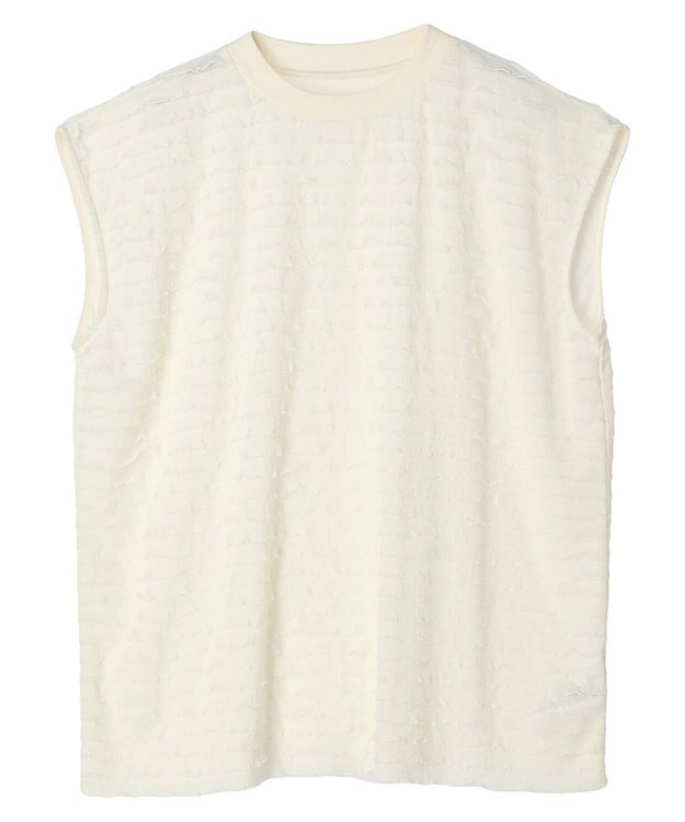 Green Parks フリルカットプルオーバー Off White