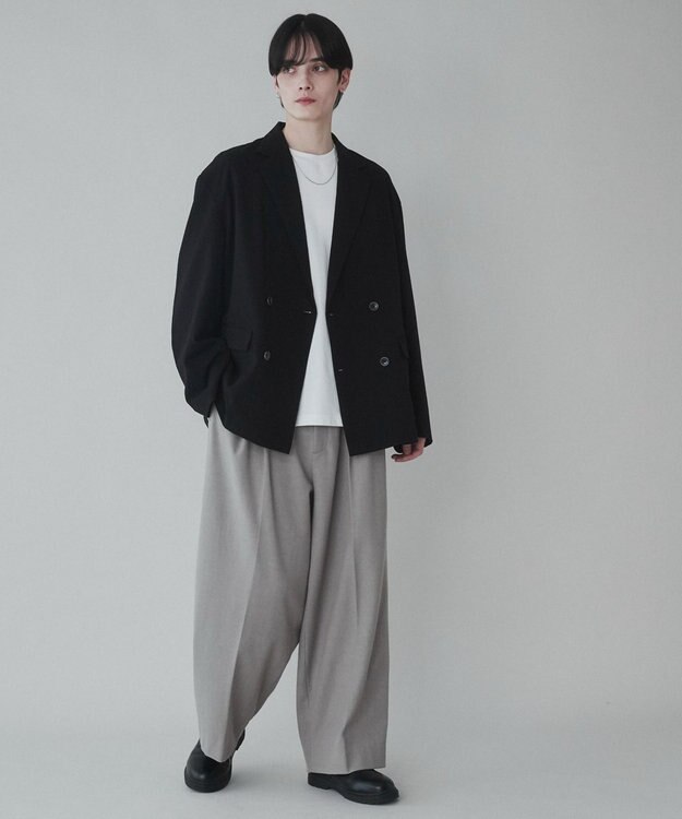 WEGO TRルーズテーラードジャケット ブラック