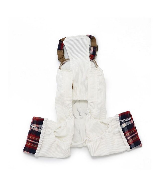 PET PARADISE スヌーピー オーバーオール 【小型犬】 ベージュ