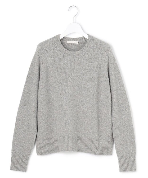 ICB 【先行予約】シャインノットカシミヤブレンド プルオーバーニット ライトグレー