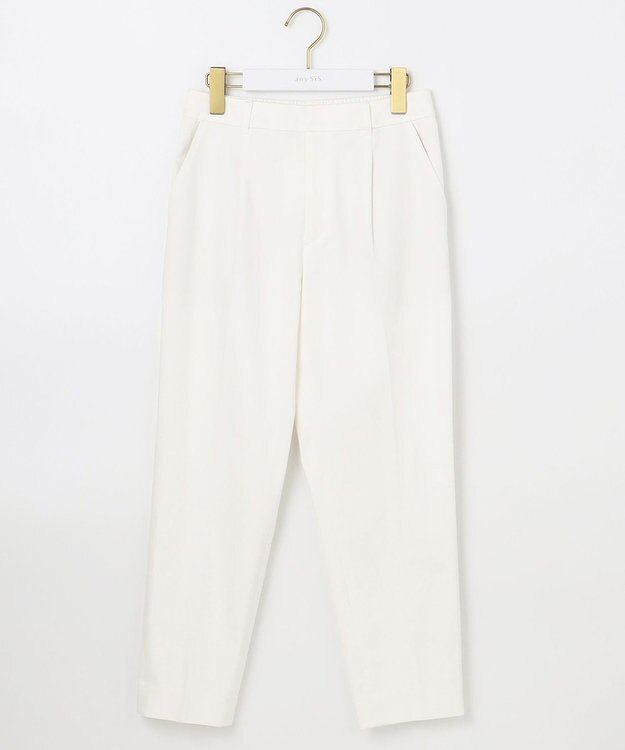 ANY SIS L 【UVケア】クールタッチミラクルガード テーパード パンツ ホワイト系