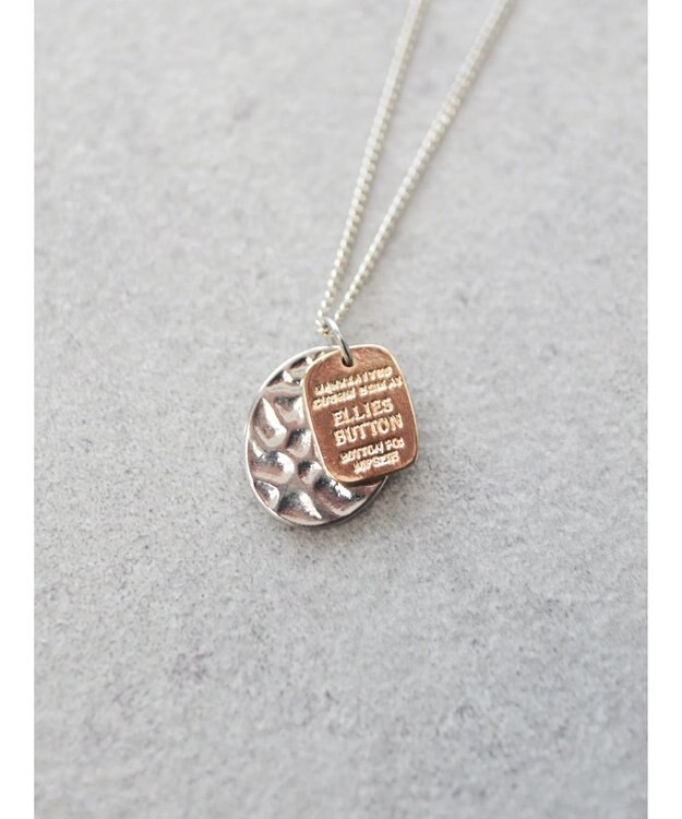 AMERICAN HOLIC メッセージコンビメタルネックレス Silver