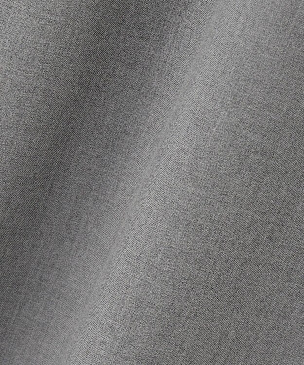 組曲 L 【KUMIKYOKU NAVY】ウーステッドライククロス シャツワンピース ミディアムグレー系