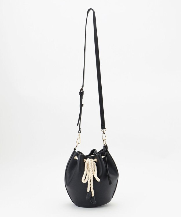 23区 【CLASSY.6月号掲載】ロープバケツ バッグ ブラック系