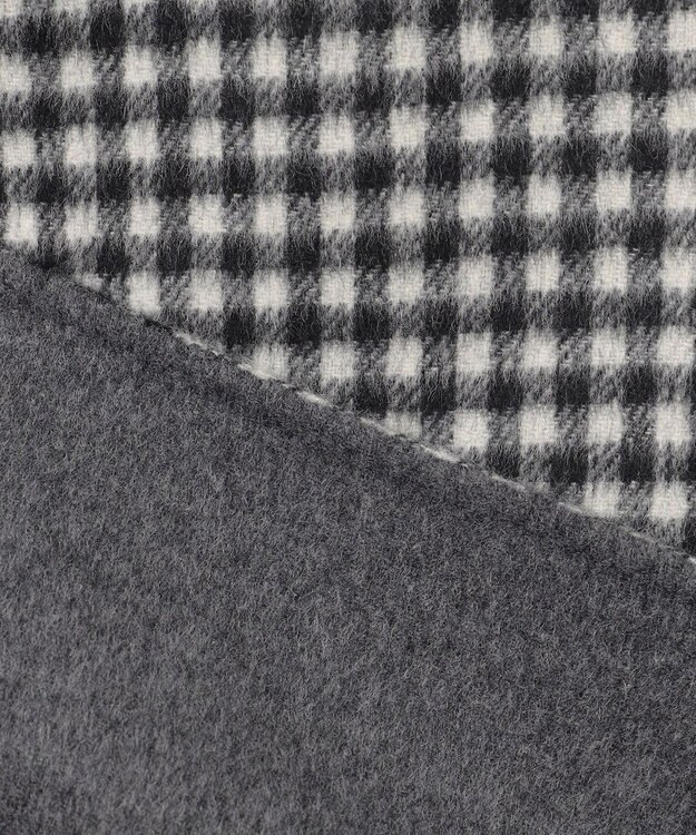 ICB WoolRever ポンチョコート チェック系