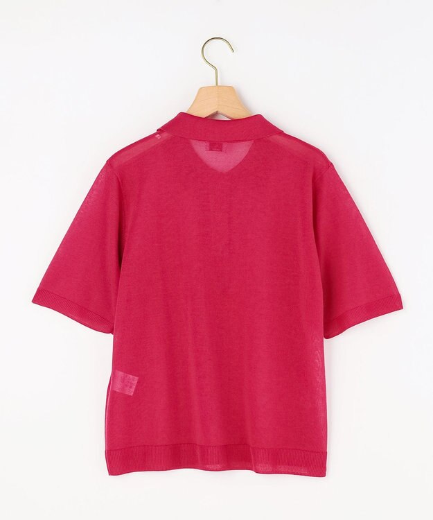 組曲 S 【先行予約】シアーポロ ニット チェリーローズ系