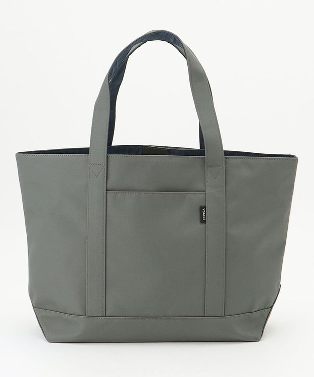 Y'SACCS ポリエステルキャンバス　リバーシブルトートバッグ グレー