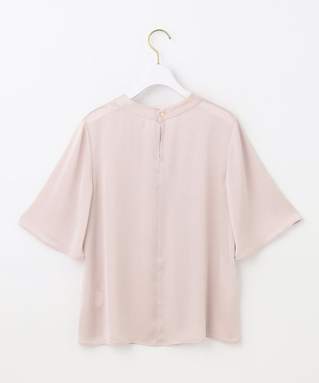 ANY SIS 【洗える】メタルパーツボウタイ ブラウス スモーキーピンク