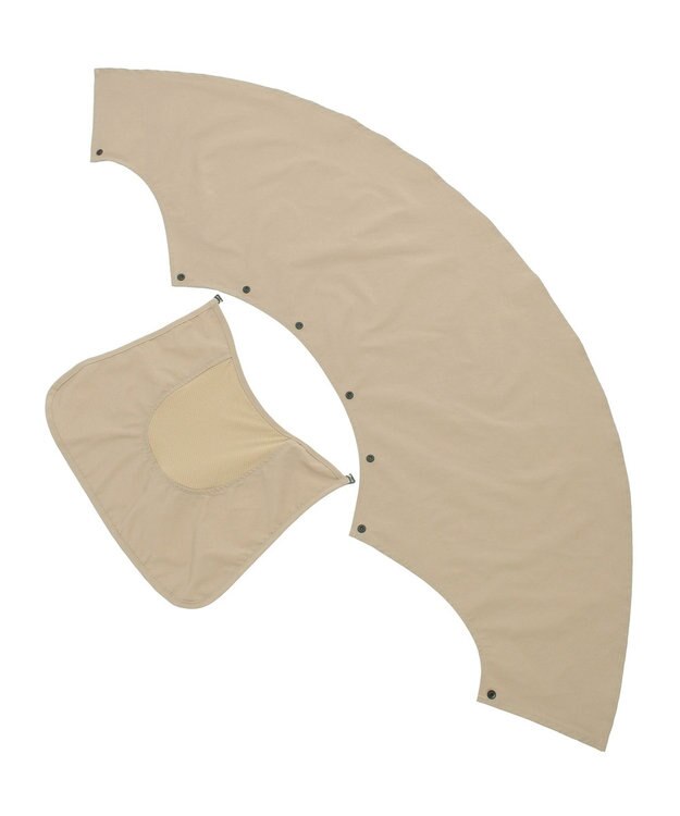 MOONBAT 【遮光100％/UVカット100％】フワクール (Fuwacool)  日差しを完全遮断バッククロスハット　遮光100　UV100 ベージュ