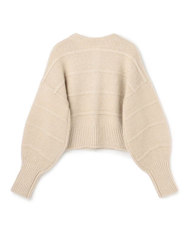 uncrave フィラメントモヘアニット 2WAYカーディガン ベージュ