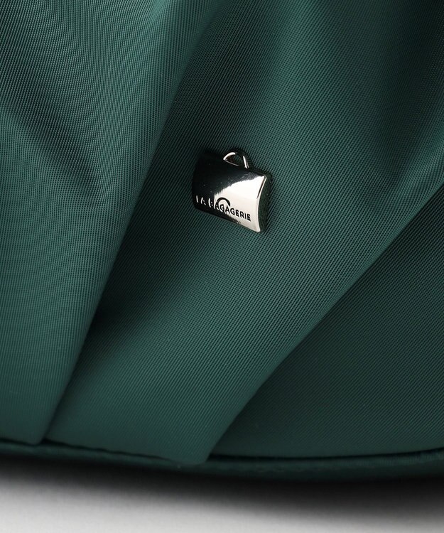 LA BAGAGERIE タックラウンド2WAYバッグ ダークグリーン