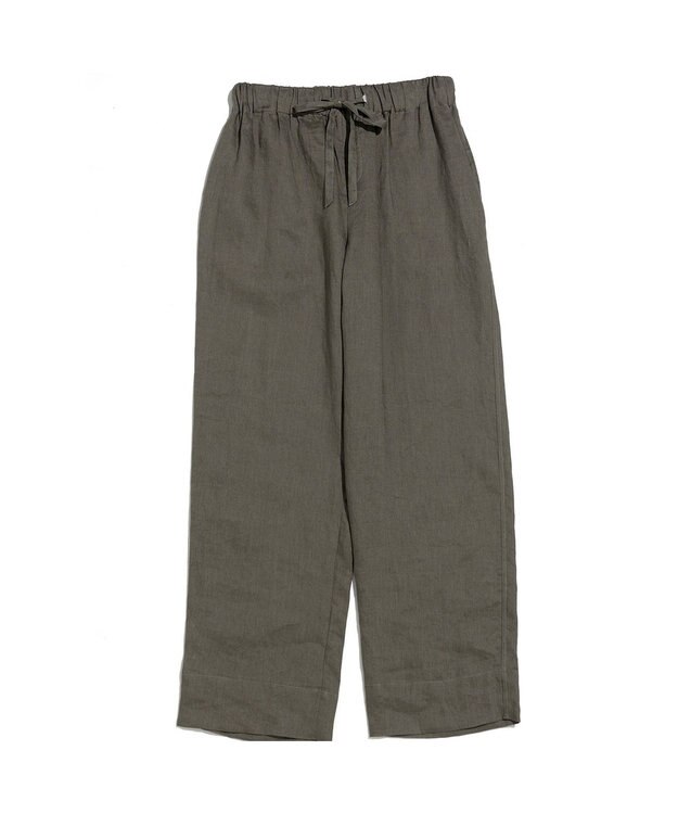 LENO LINEN EASY  PANTS 【UNISEX】/ リネンイージーパンツ KHAKI