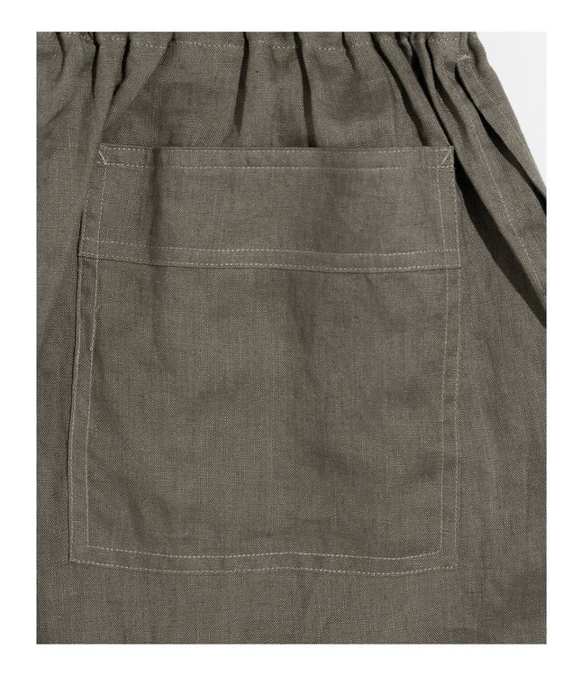 LENO LINEN EASY  PANTS 【UNISEX】/ リネンイージーパンツ KHAKI