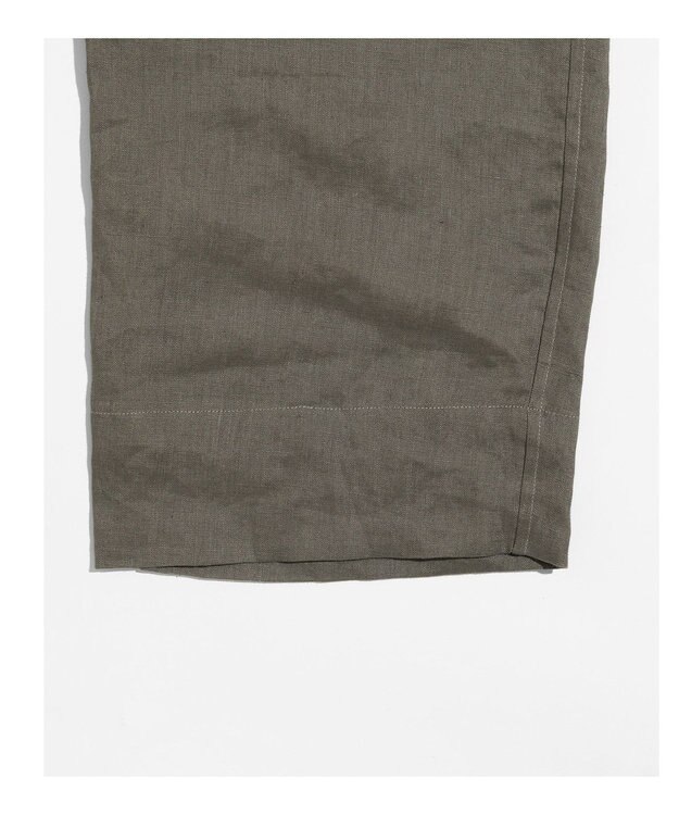 LENO LINEN EASY  PANTS 【UNISEX】/ リネンイージーパンツ KHAKI