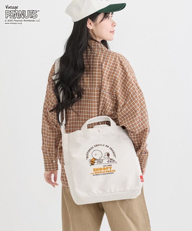 ROOTOTE 8467【ルートート】スヌーピー IP.ミディアム.2way.ピーナッツ-0X