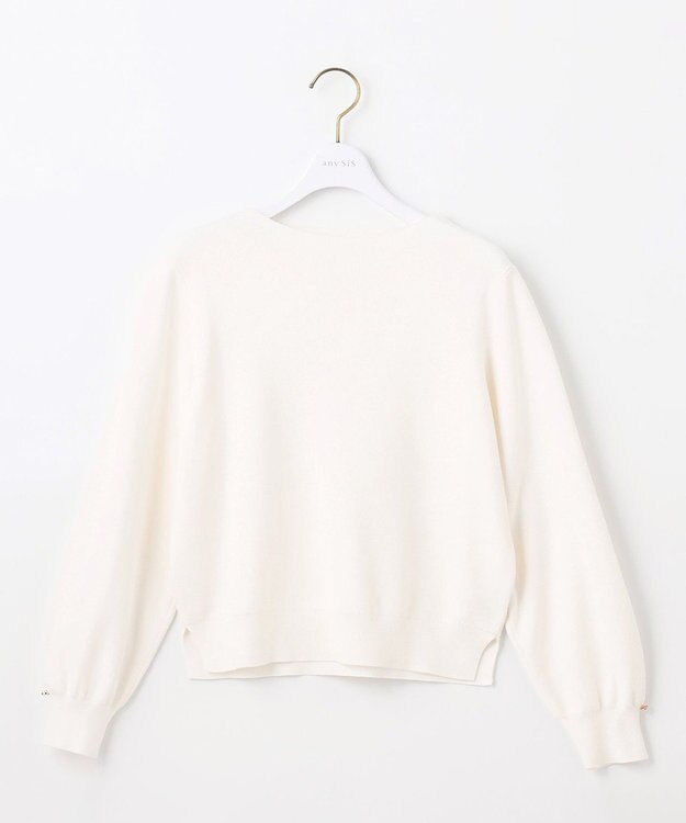 ANY SIS 【洗える】チョコレートカラー ニット ホワイトチョコ