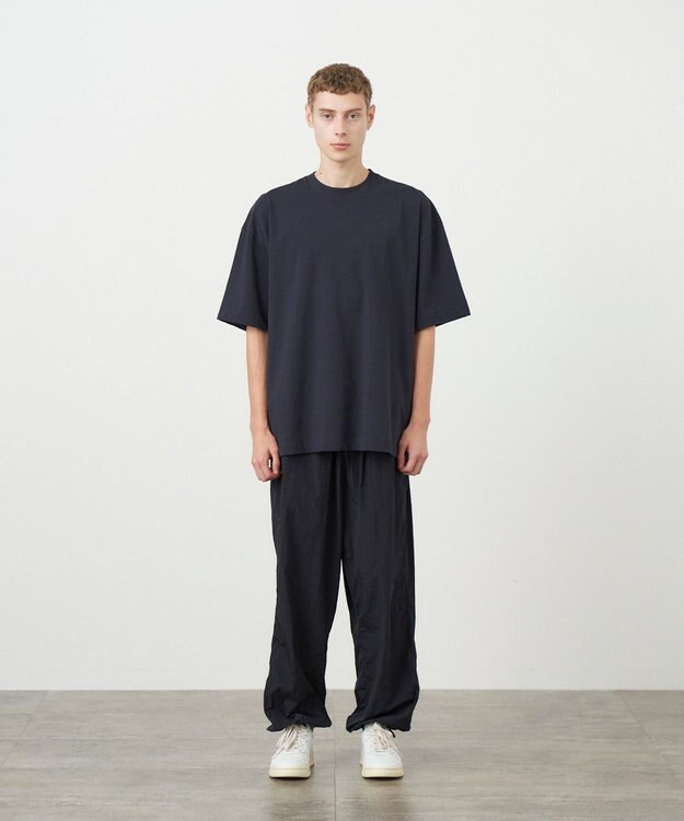 ATON FRESCA PLATE | オーバーサイズTシャツ - UNISEX NAVY
