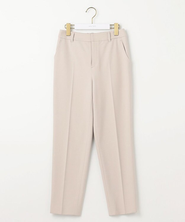 ANY SIS 【大人百花掲載 ヨンアさん着用】シリーズ累計7万本突破！サーモ2WAYストレッチ テーパードパンツ アイボリー