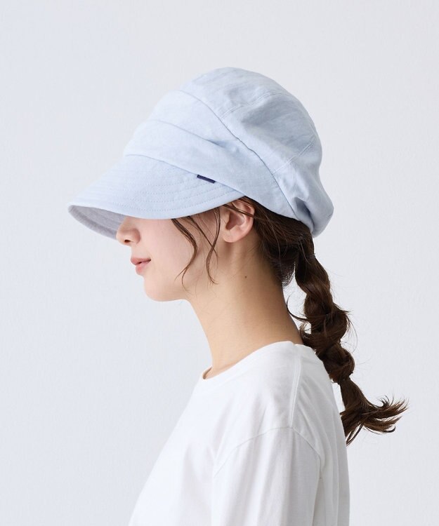 ATRENA 体感-10℃コカゲル リネンキャスジョッキー サックス