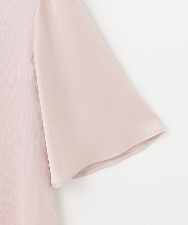 ANY SIS 【洗える】メタルパーツボウタイ ブラウス スモーキーピンク