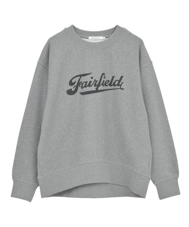 AMERICAN HOLIC Fairfield フロッキースウェットプルオーバー Light Gray Mixture