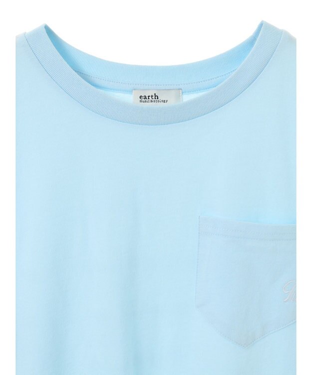 earth music&ecology ポケット刺繍Ｔシャツ Sax