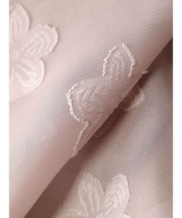 Green Parks ・ＥＬＥＮＣＡＲＥ　ＤＵＥ　フラワージャカードブラウス Gray Beige