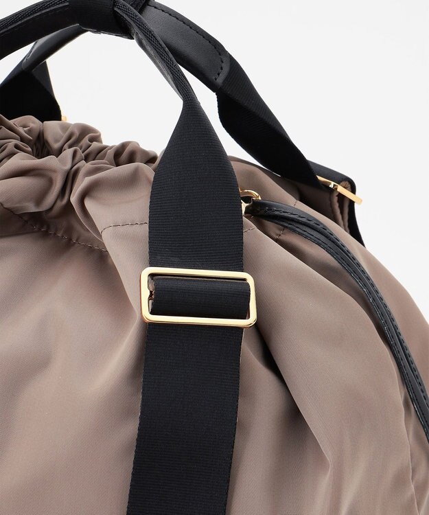 23区 VIOLAdORO GINO ナイロン2way バッグ ベージュ系