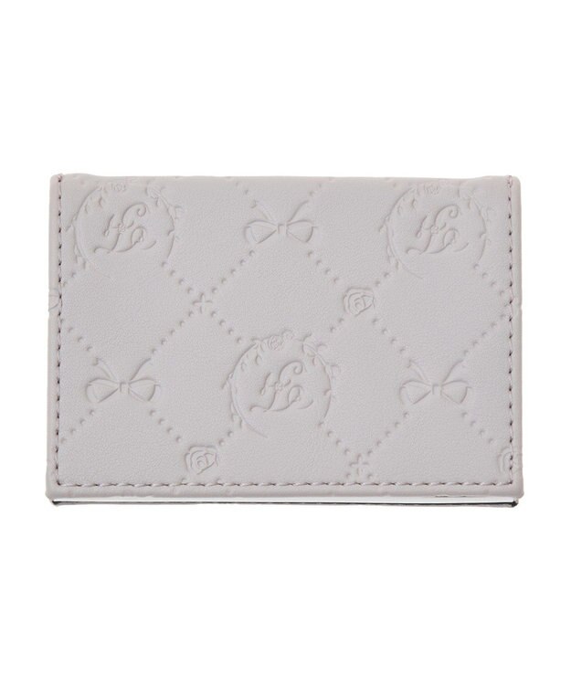 Maison de FLEUR パールビジューモノグラムカードケース Lavender