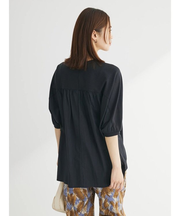 Green Parks ナイロンドッキングカットチュニック Black