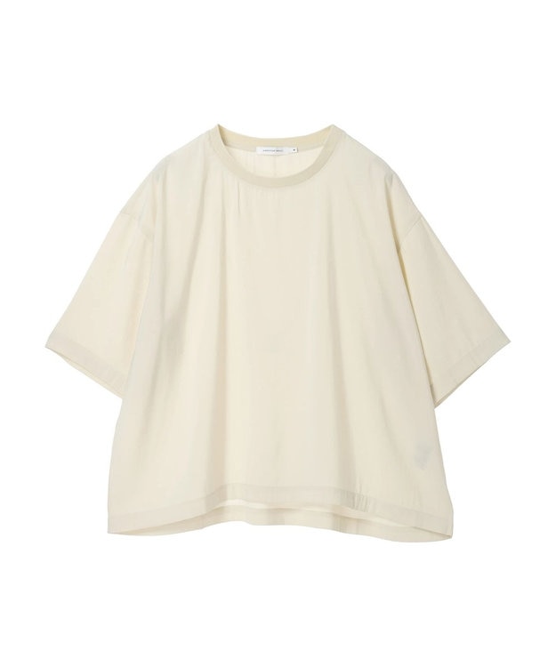 AMERICAN HOLIC 接触冷感　衿リブブラウソー Ivory