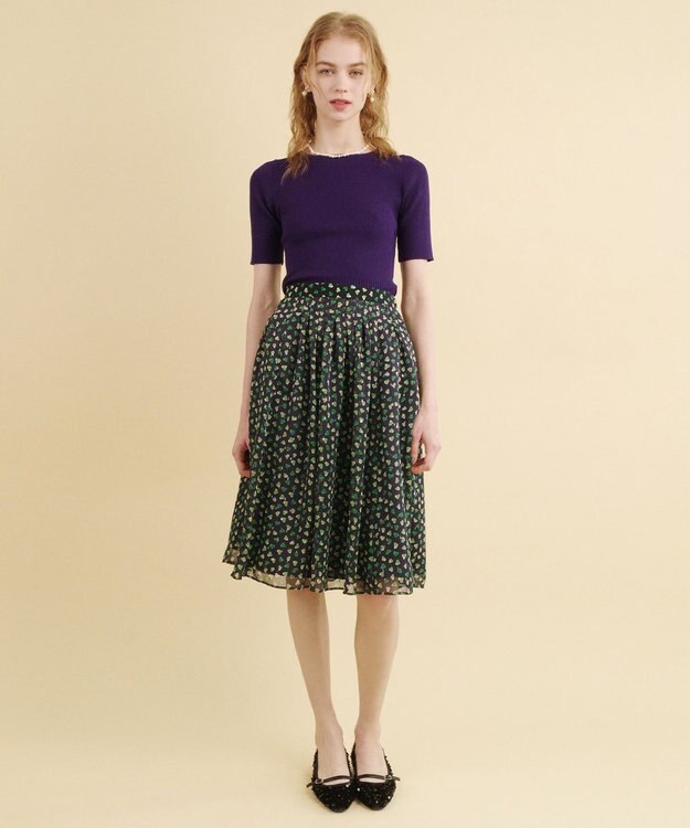 TOCCA 【消臭・洗える】LOVE スカート ネイビー系5