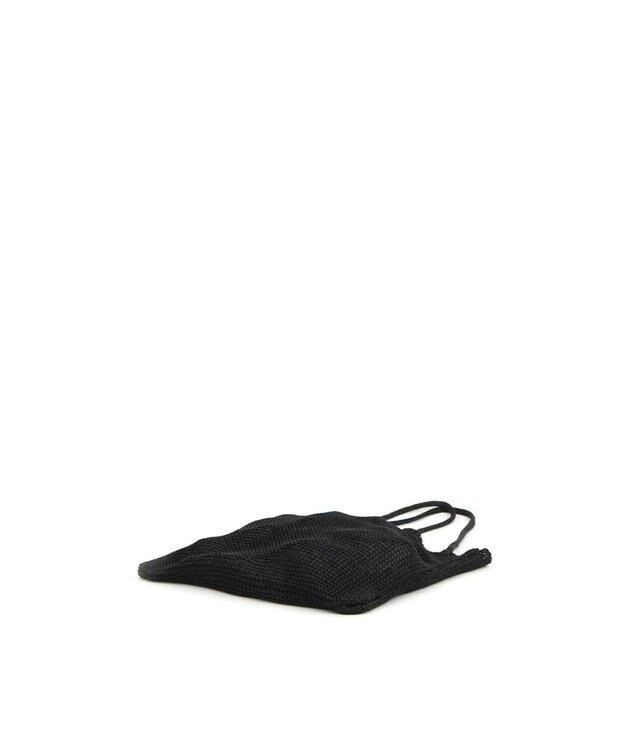 UNBILLION カシュカシュ cachecache / ラメ糸編みトートバッグ ブラック