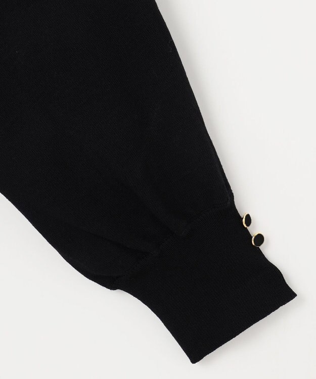 ANY SIS 【美人百花10月号掲載】ドルマンニット×プリントワンピース セット アイボリー系×ブラックニット