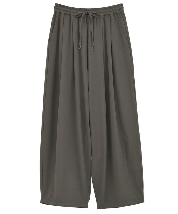 Green Parks ウエストタックイージーパンツ Charcoal Gray