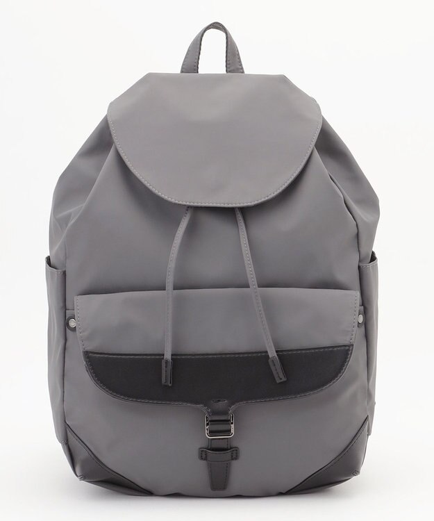 Y'SACCS ミリタリーフラップリュックサック ダークグレー