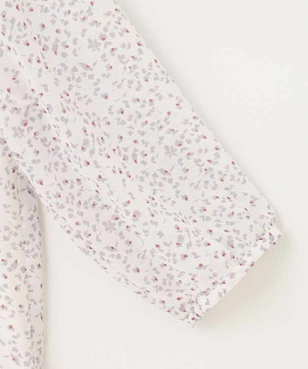 J.PRESS LADIES SMALL FLOWER プリント カットソー レッド系5